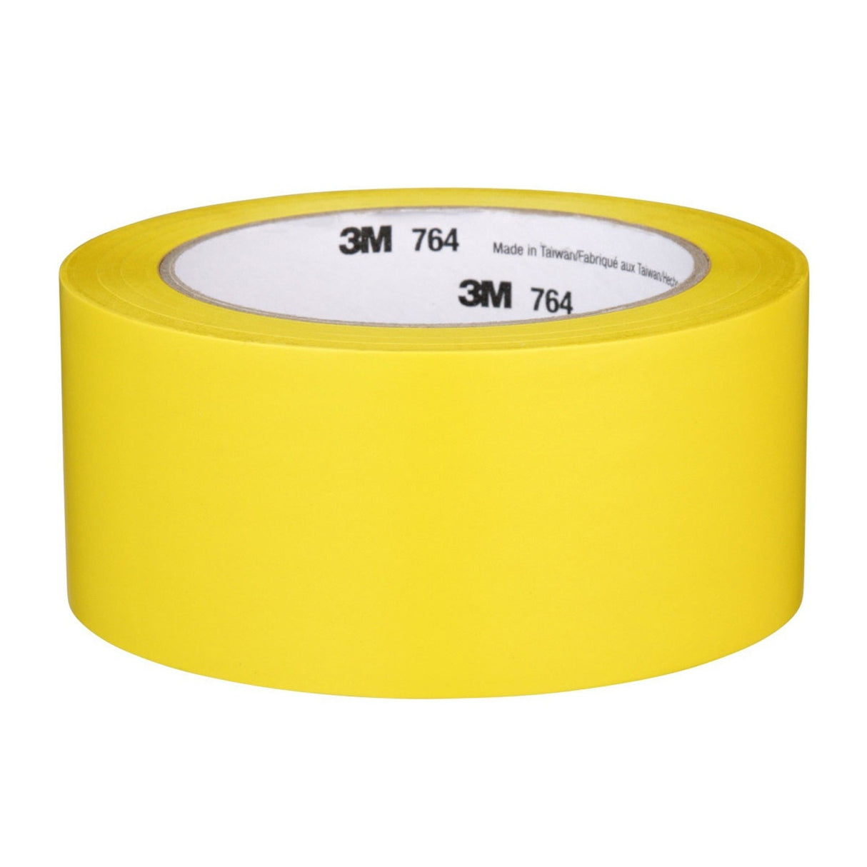 3M 764 General Purpose Vinyl Tape Yellow 2 in x 36 yd 5 mil Light Traffic Floor Marking and Color Coding (7000028954) (24 Pack) - 6
