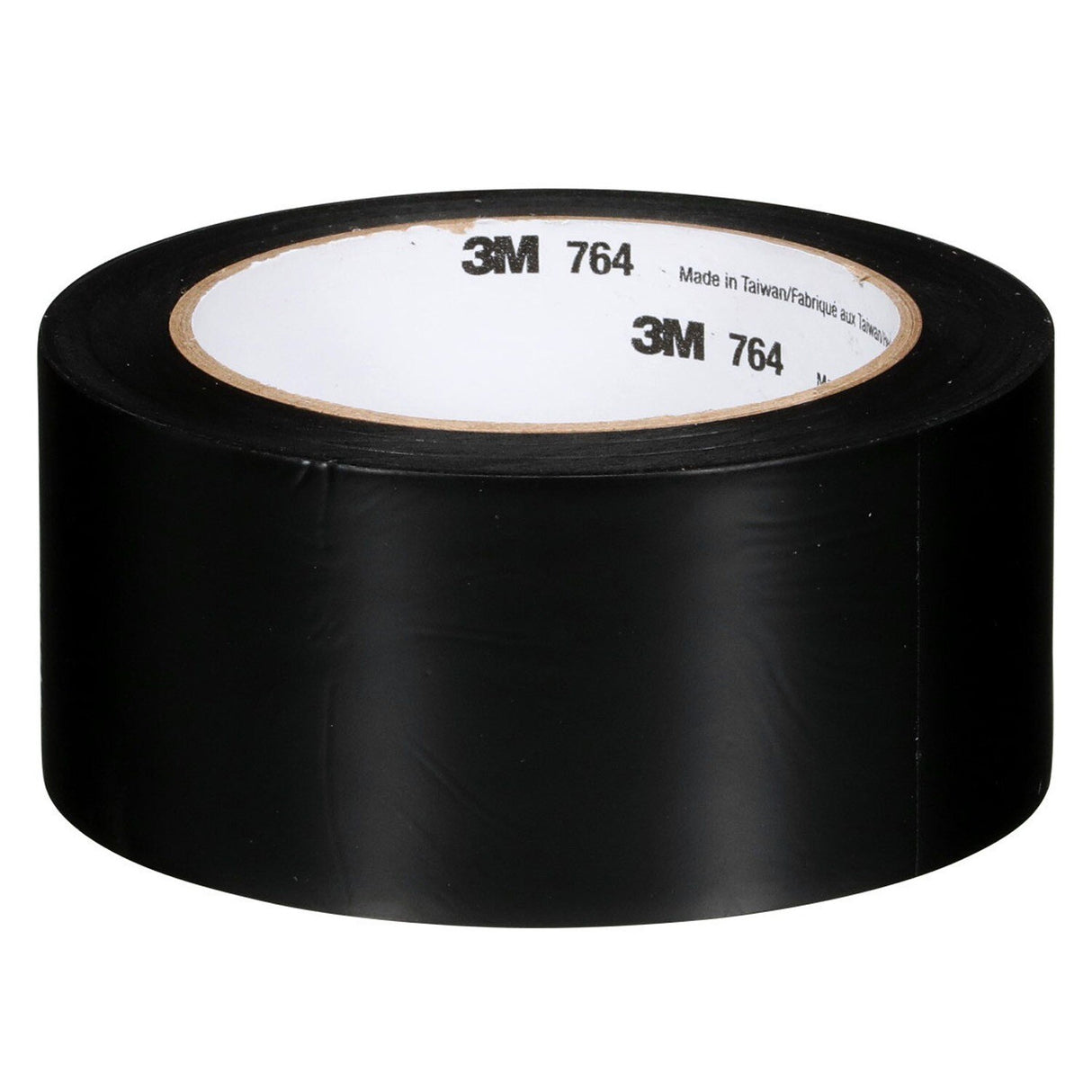 3M 764 General Purpose Vinyl Tape, Black, 2 in x 36 yd, 5 mil, Floor Marking, Color Coding, Bundling (7000028962) (24 Pack)
