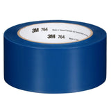 3M 764 General Purpose Vinyl Tape, Blue, 2 in x 36 yd, 5 mil (7000028963) (24 Pack)