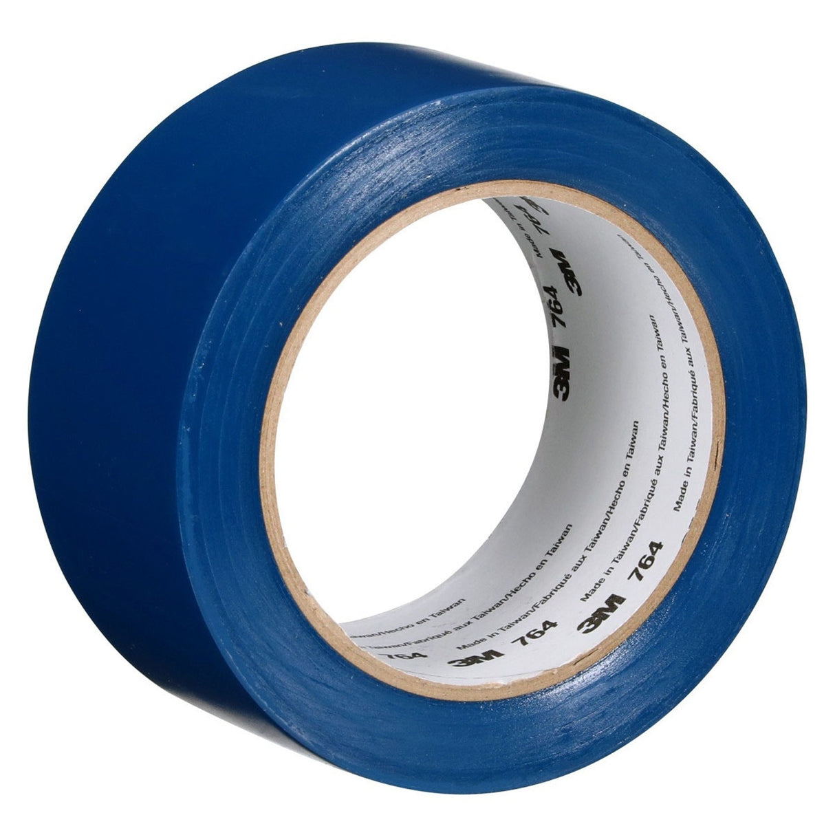 3M 764 General Purpose Vinyl Tape, Blue, 2 in x 36 yd, 5 mil (7000028963) (24 Pack) - 3