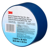 3M 764 General Purpose Vinyl Tape, Blue, 2 in x 36 yd, 5 mil (7000028963) (24 Pack) - 10