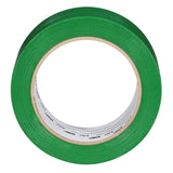3M 764 General Purpose Vinyl Tape Green 2 in x 36 yd 5 mil Floor Marking Color Coding (7000028964) (24 Pack) - 7