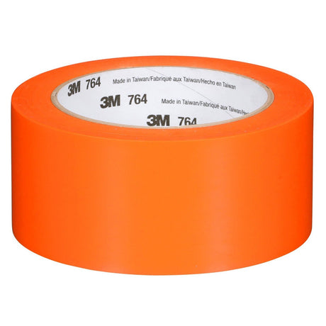 3M 764 General Purpose Vinyl Tape, Orange, 2 in x 36 yd, 5 mil (7000028965) (24 Pack)