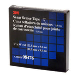 3M Seam Sealer Tape Roll, Rubber Backed, Solvent Activated Adhesive, 7/8 in x 30 ft (08476) (7000028970) (12 Pack) - 7