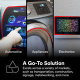 3M 7000028971 VHB Tape 5952, Black, 1/2 in x 36 yd, 45 mil (18 Pack) - 8