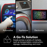 3M 5952 VHB Tape , Black, 1/2 in x 36 yd, 45 mil (7000028971) (18 Pack) - 9