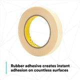 3M 5423 UHMW Film Tape, Transparent, 3/4 in x 18 yd, 12 mil (7000029144) (12 Pack) - 5