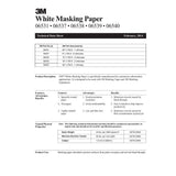 3M 06539 White Masking Paper, 18 in x 750 ft (7000029607) - 8