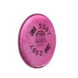 3M 2097 2097/07184 Particulate Filter, P100, Nuisance Level Organic Vapor Relief, Magenta (7000029657) (100 Pack) - 3