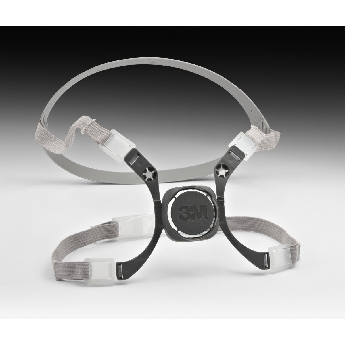3M 6281 Head Harness Assembly Replacement Part for Half Facepiece 6000 Series, Gray (7000029677) (20 Pack)