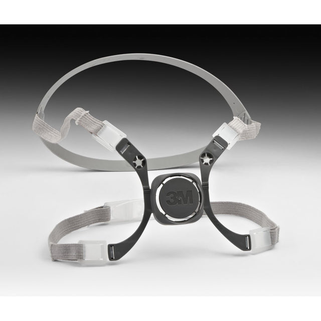 3M 6281 Head Harness Assembly Replacement Part for Half Facepiece 6000 Series, Gray (7000029677) (20 Pack)