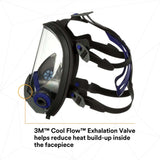 3M 7000029940 Ultimate FX Full Facepiece Reusable Respirator FF-401, Small - 8