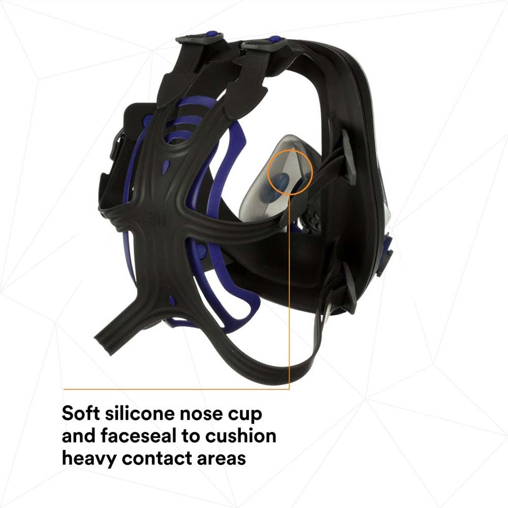 3M FF-401 Ultimate FX Full Facepiece Reusable Respirator , Small (7000029940) - 9