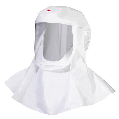 3M S-433L-5 Versaflo Hood with Integrated Head Suspension PAPR Headgear, White, Medium/Large (7000029981) (5 Pack)