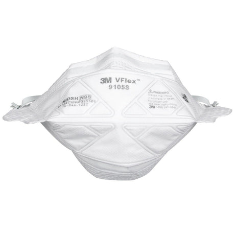 3M 9105S N95 Particulate Respirator, Small, Flat Fold, White, Disposable (7000030028) (400 Pack)