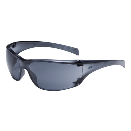 3M 11815-00000-20 Virtua AP Protective Safety Glasses, Gray Hard Coat Anti-scratch Lens, Gray Frame, Polycarbonate, 99.9 Percent UV (7000030050) (20 Pack)