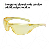 3M 11817-00000-20 Virtua AP Safety Glasses Amber Hard Coat Lens Amber Frame Anti Scratch (7000030052) (400 Pack) - 3