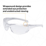 3M 11819-00000-20 Virtua AP AP Safety Glasses Clear Hard Coat Lens Clear Frame Side Shields (7000030054) (20 Pack) - 5