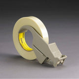 3M Scotch Filament Tape Hand Dispenser Gray Plastic for 0.5 in to 1 in Tape (H10) (7000031087) (6 Pack) - 3