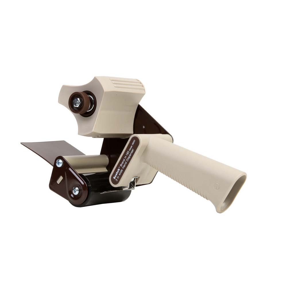 3M H183 3 Inch Box Sealing Tape Hand Dispenser for Packaging and Shipping (7000031099) (5 Pack) - 3