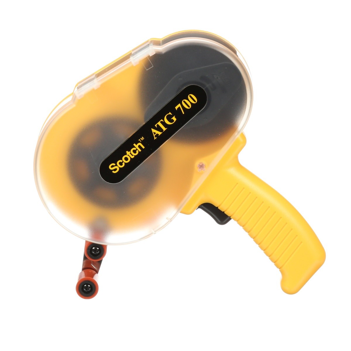 3M ATG700 Scotch Adhesive Applicator, for 1/2 in and 3/4 in wide rolls, Yellow (7000031199) (6 Pack)