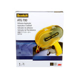3M ATG700 Scotch Adhesive Applicator, for 1/2 in and 3/4 in wide rolls, Yellow (7000031199) (6 Pack) - 4