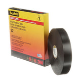 3M Scotch Heavy Duty Vinyl Electrical Tape 22, Black, 3/4 in x 36 yd (22-3/4X36YD) (7000031344) (12 Pack) - 5