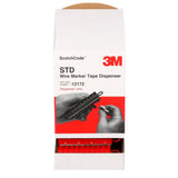3M STD Wire Marker Tape Dispenser, Compact Dispenser Only, Red (7000031483) (25 Pack) - 4