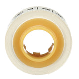 3M SDR-A Wire Marker Tape Refill Roll, White, Letter A, 2.4 m x 5.46 mm (7000031516) (10 Pack) - 2