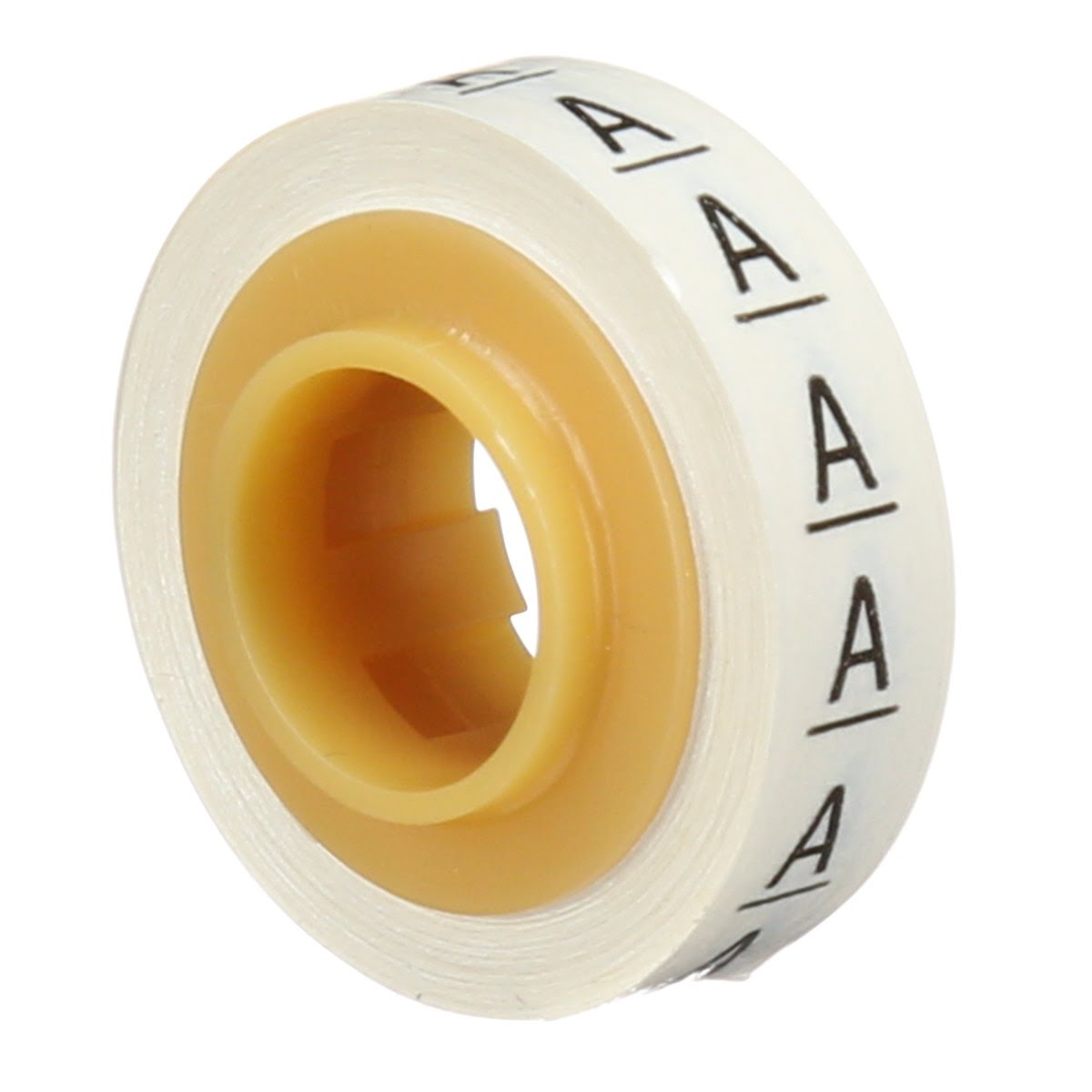 3M SDR-A Wire Marker Tape Refill Roll, White, Letter A, 2.4 m x 5.46 mm (7000031516) (10 Pack) - 4