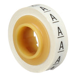 3M SDR-A Wire Marker Tape Refill Roll, White, Letter A, 2.4 m x 5.46 mm (7000031516) (10 Pack) - 4