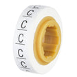 3M SDR-C Wire Marker Tape Refill Roll, Letter C, White (7000031518) (10 Pack)