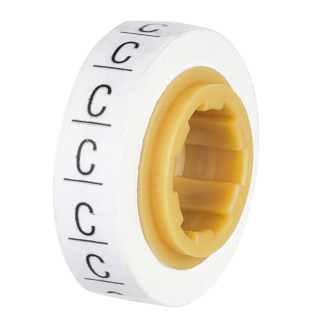 3M SDR-C Wire Marker Tape Refill Roll, Letter C, White (7000031518) (10 Pack)