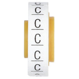 3M SDR-C Wire Marker Tape Refill Roll, Letter C, White (7000031518) (10 Pack) - 3