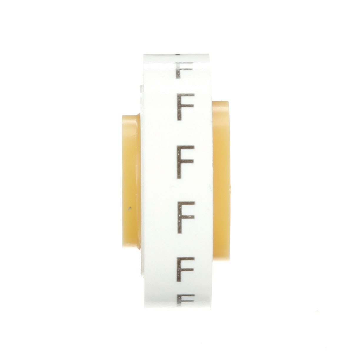3M SDR-F Wire Marker Tape Refill Roll, Pre-printed Letter F, White (7000031521) (10 Pack) - 3