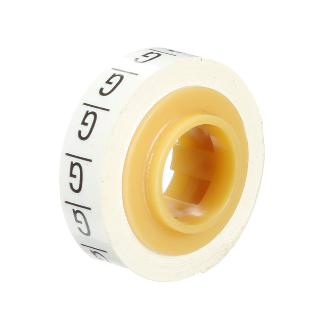 3M SDR-G Wire Marker Tape Refill Roll, Pre-Printed Letter G, White (7000031522) (10 Pack)