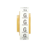 3M SDR-G Wire Marker Tape Refill Roll, Pre-Printed Letter G, White (7000031522) (10 Pack) - 4