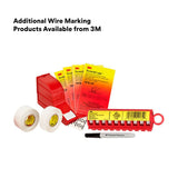 3M SDR-K Wire Marker Tape Refill Roll, Pre-printed Letter K, White (7000031526) (10 Pack) - 7