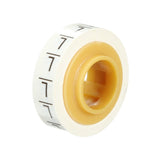 3M SDR-L Wire Marker Tape Refill Roll, Pre-printed Letter L, White (7000031527) (50 Pack)