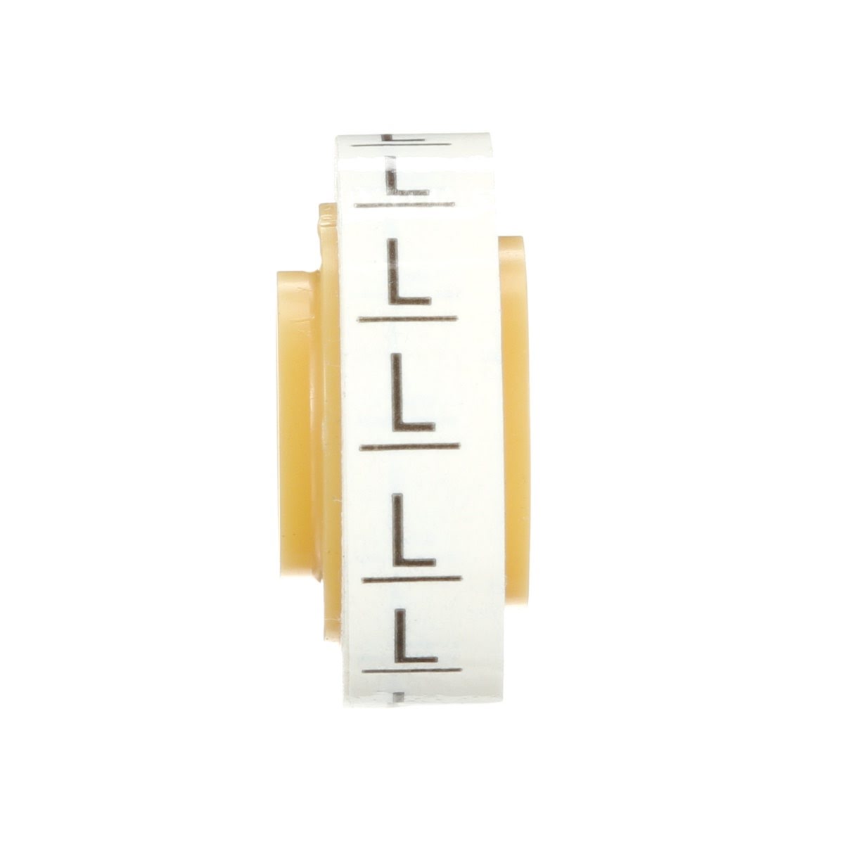 3M SDR-L Wire Marker Tape Refill Roll, Pre-printed Letter L, White (7000031527) (50 Pack) - 2