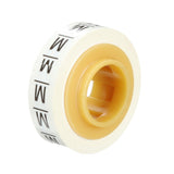 3M SDR-M Wire Marker Tape Refill Roll, Letter M, White (7000031528) (50 Pack)