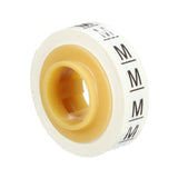 3M SDR-M Wire Marker Tape Refill Roll, Letter M, White (7000031528) (50 Pack) - 4