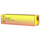 3M SDR-M Wire Marker Tape Refill Roll, Letter M, White (7000031528) (50 Pack) - 6