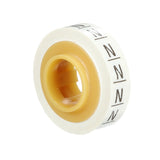 3M SDR-N Wire Marker Tape Refill Roll, Letter N, White, Acrylic Adhesive (7000031529) (10 Pack) - 4