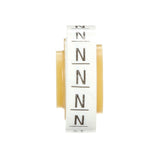 3M SDR-N Wire Marker Tape Refill Roll, Letter N, White, Acrylic Adhesive (7000031529) (10 Pack) - 5