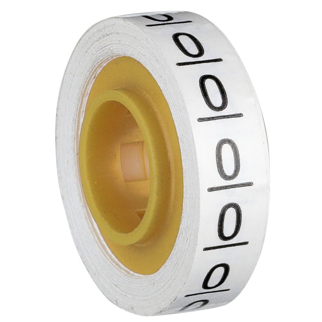 3M SDR-O Wire Marker Tape Refill Roll, Pre-printed O, White (7000031530) (50 Pack)