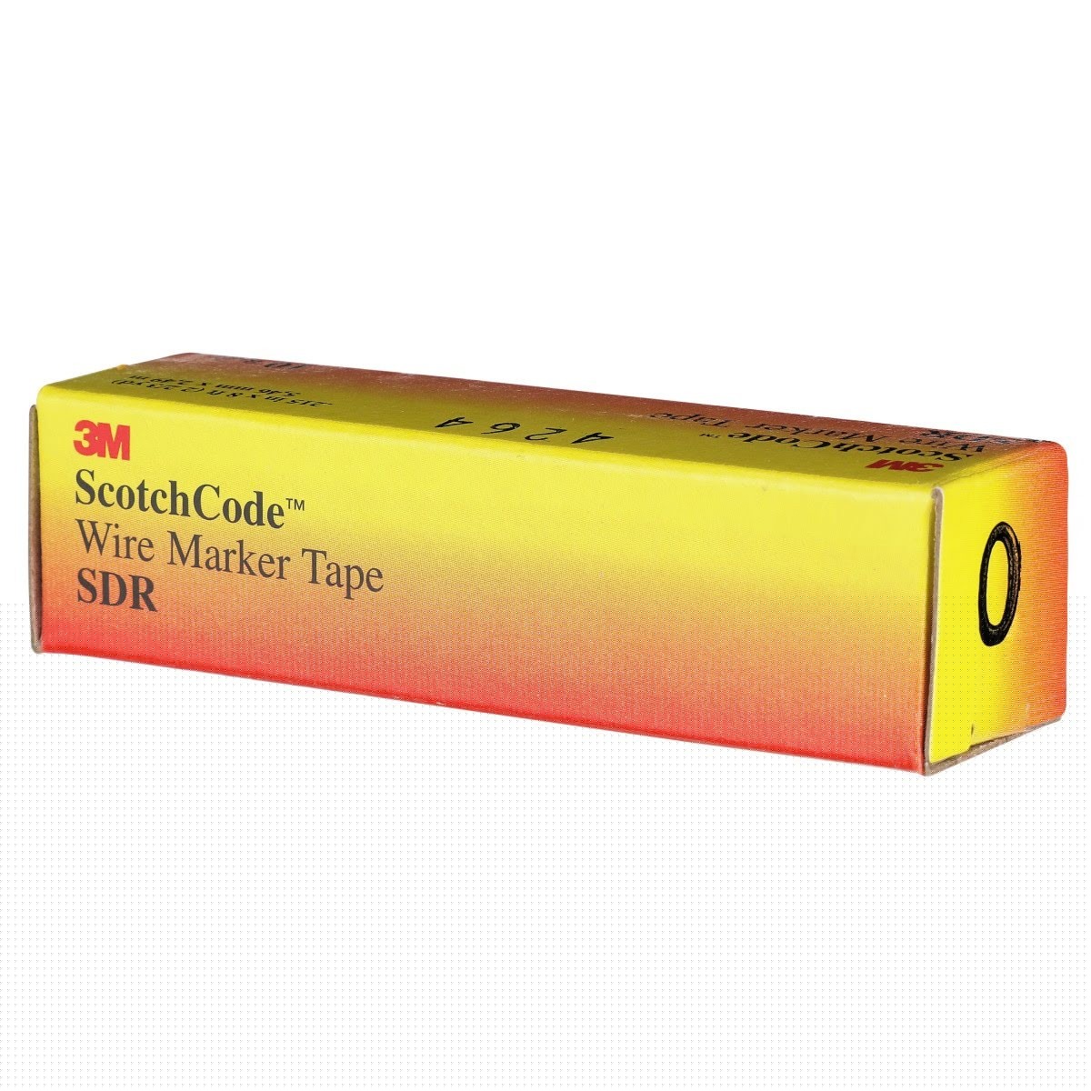 3M SDR-O Wire Marker Tape Refill Roll, Pre-printed O, White (7000031530) (50 Pack) - 4
