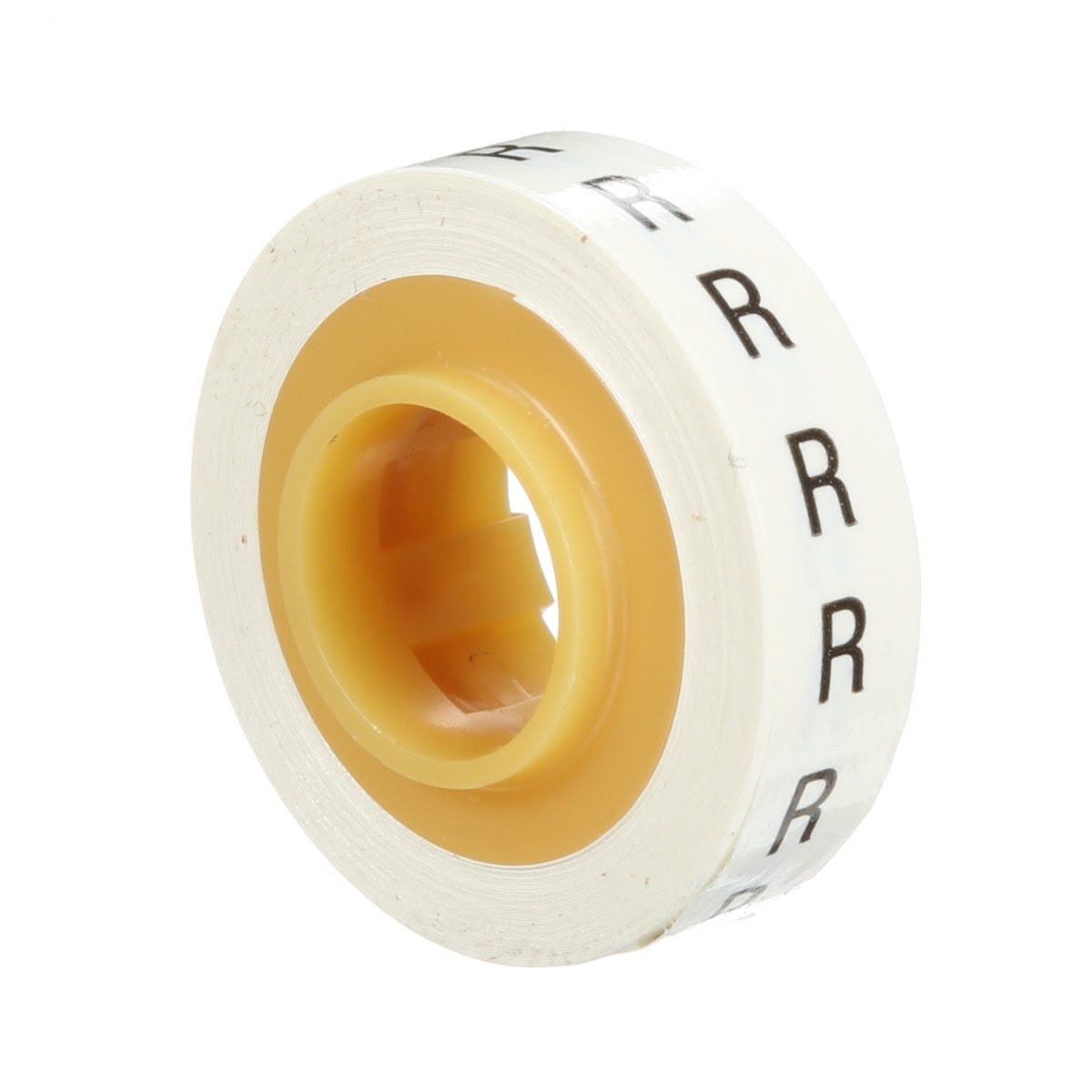 3M SDR-R Wire Marker Tape Refill Roll, White, Letter R (7000031533) (50 Pack)