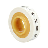 3M SDR-R Wire Marker Tape Refill Roll, White, Letter R (7000031533) (50 Pack)