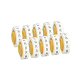 3M SDR-R Wire Marker Tape Refill Roll, White, Letter R (7000031533) (50 Pack) - 5